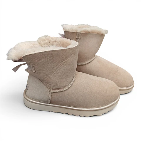 Bota UGG Mini Bailey Bow Metallic Sheepskin - Talla 37