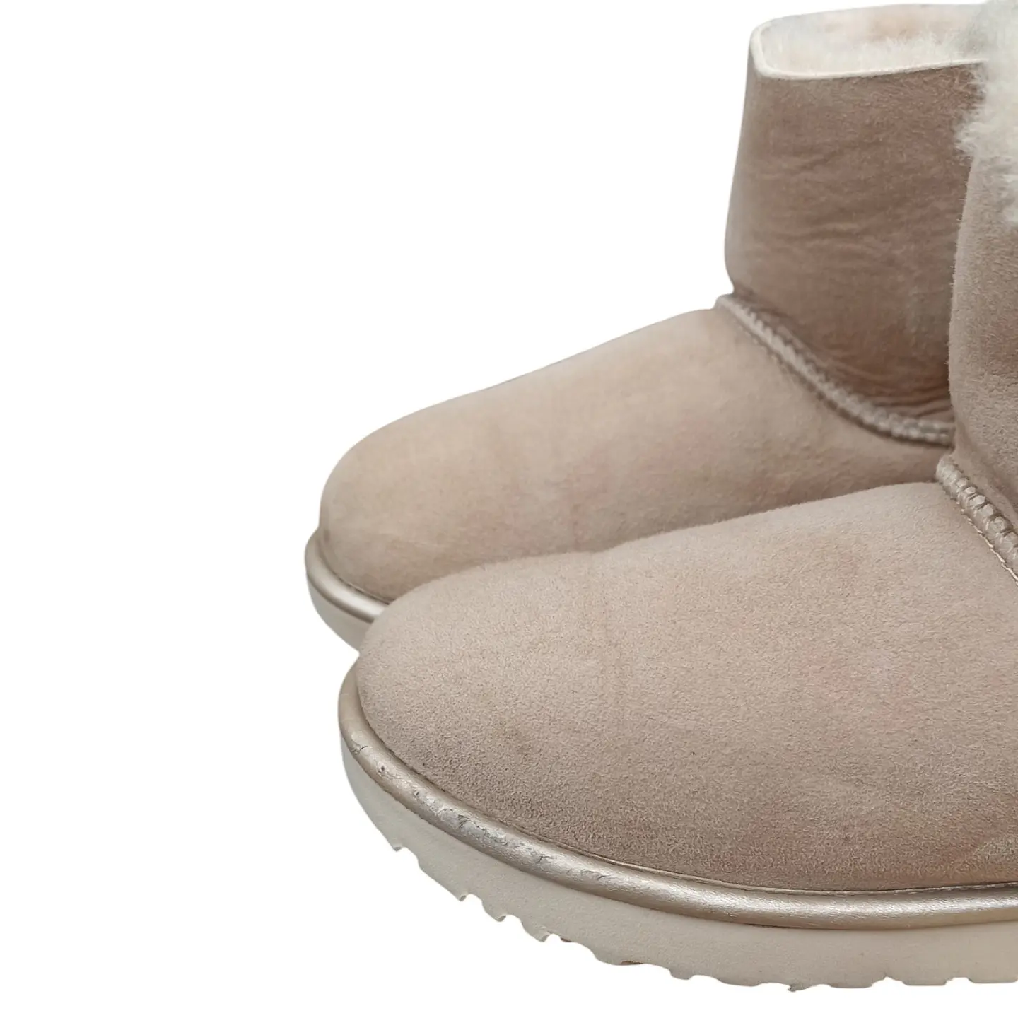 Bota UGG Mini Bailey Bow Metallic Sheepskin - Talla 37 11