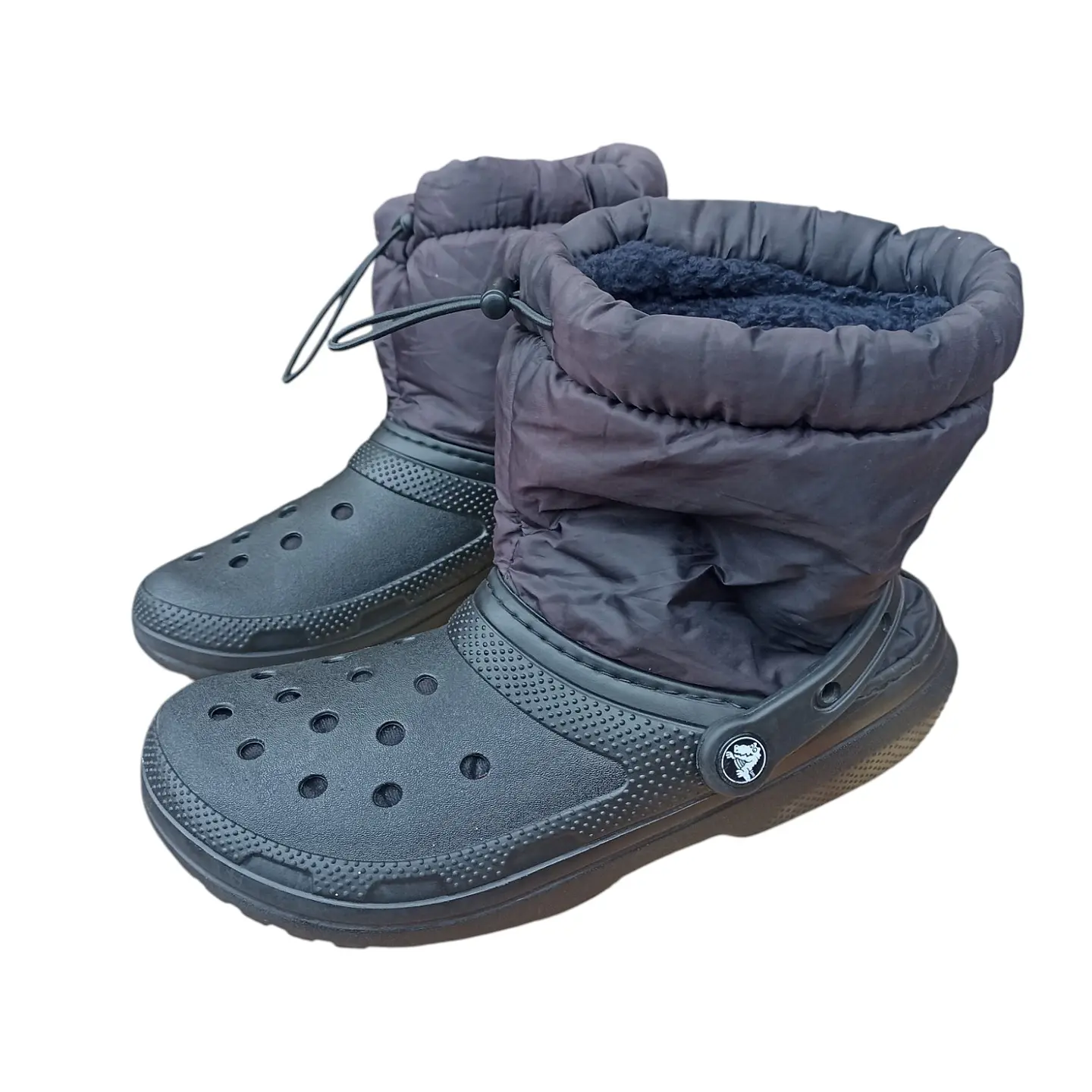 Botas Crocs Classic Lined Neo Puff Unisex - Talla 39 4