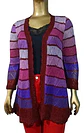 Cardigan De Hilo Tejido A Mano Talla M - L - Miniatura 2