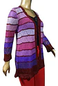 Cardigan De Hilo Tejido A Mano Talla M - L - Miniatura 3