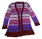 Cardigan De Hilo Tejido A Mano Talla M - L - Miniatura 6