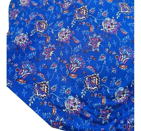 Tela Lanilla Mire Estampada Bohemia - Retazo De 2mts