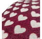 Tela Lanilla Estampada Diseño Corazones - Corte De 1 Metro - Miniatura 3