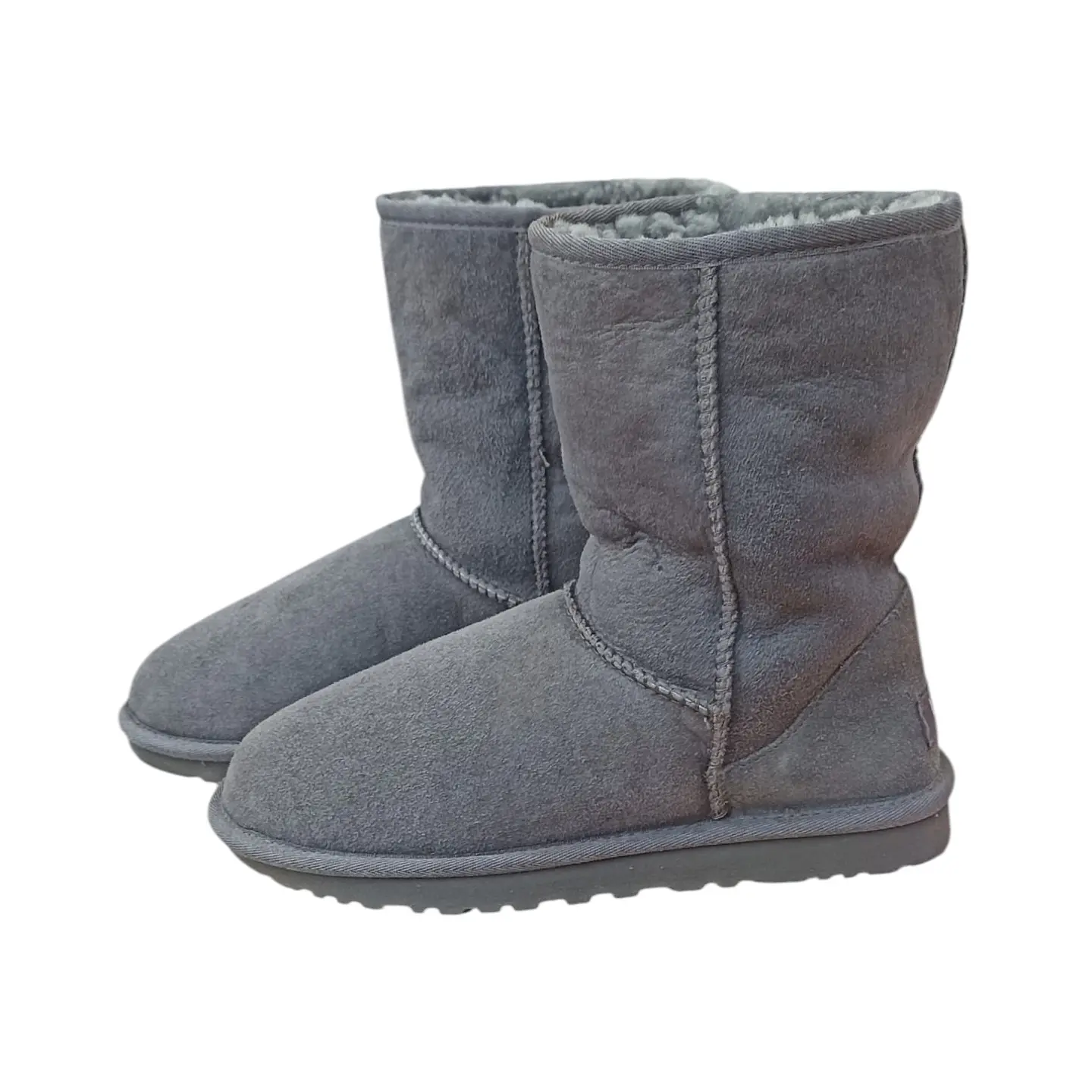 Bota Marca UGG Classic Short Gris - Talla 38 3