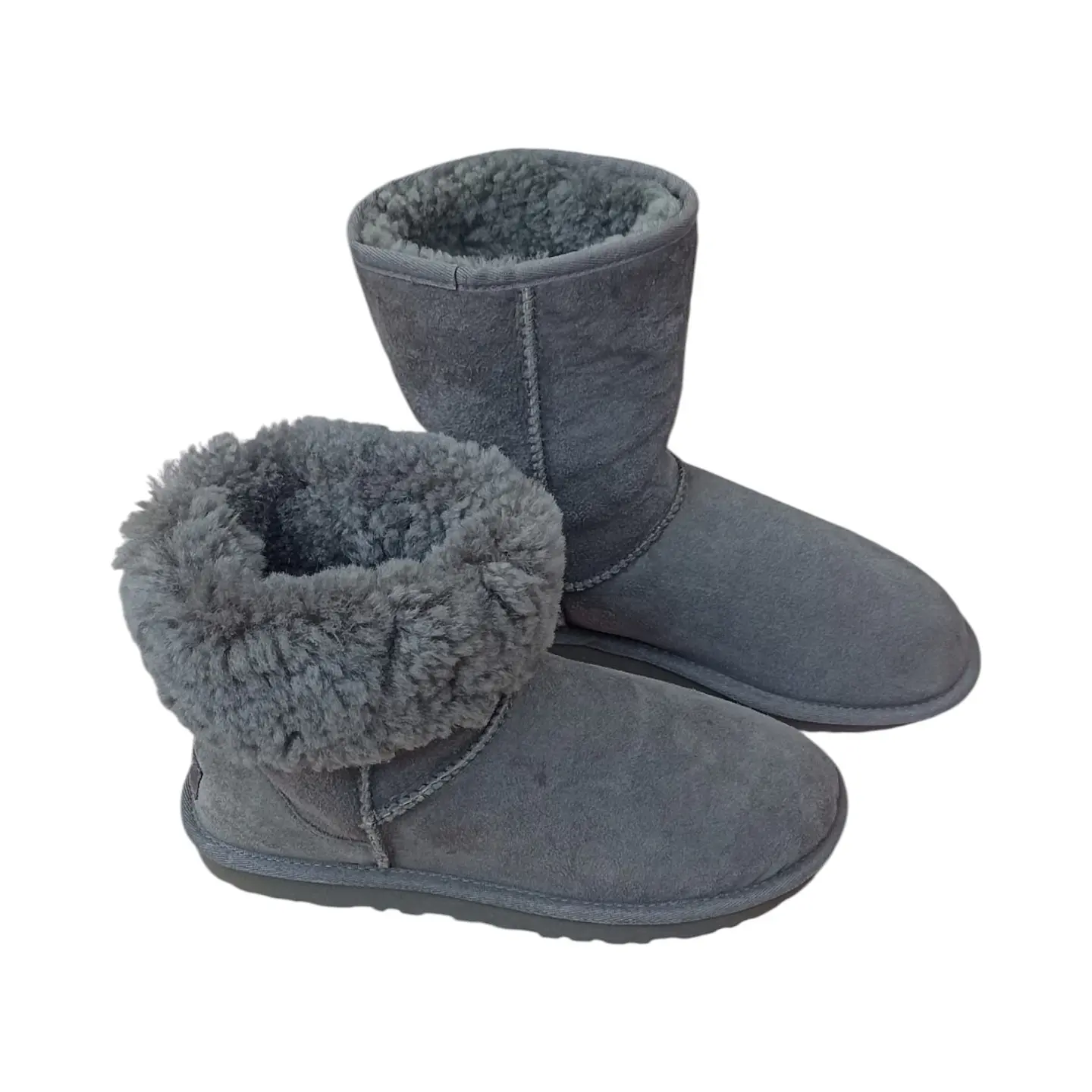 Bota Marca UGG Classic Short Gris - Talla 38 2