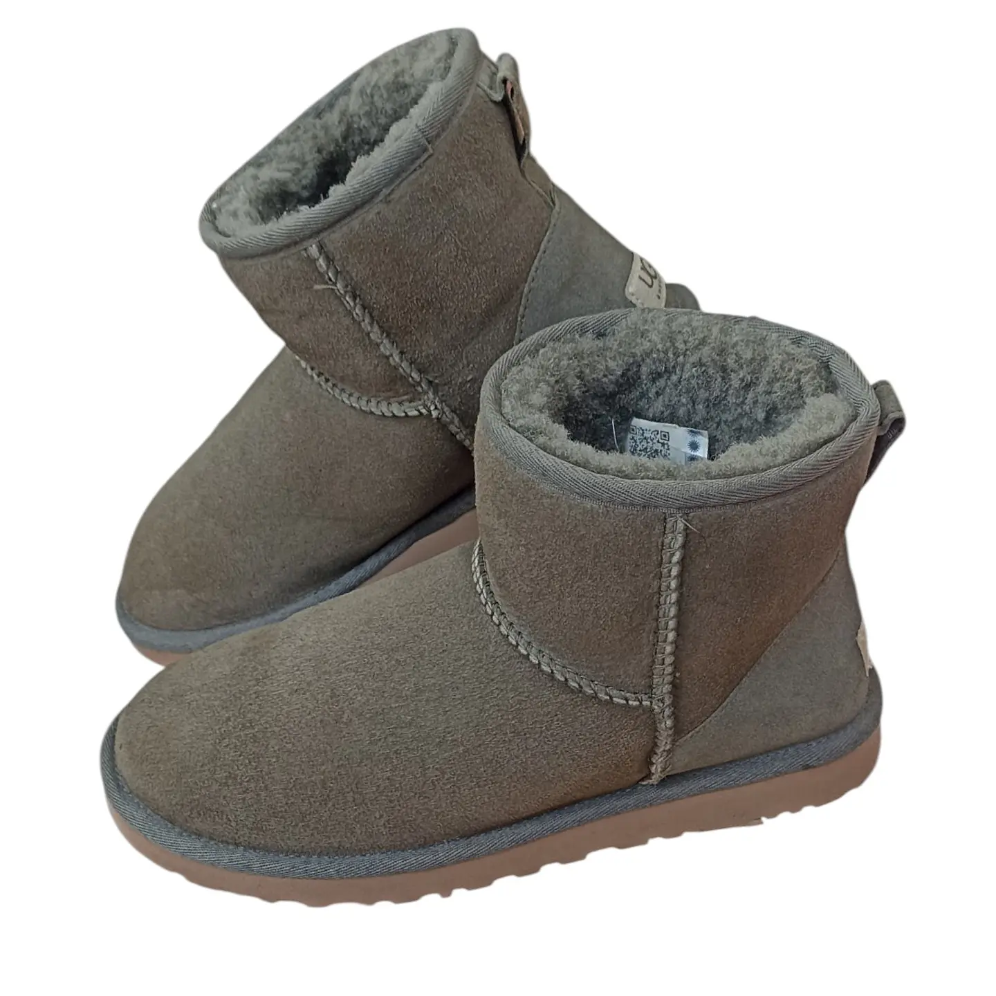 Bota UGG Classic Mini Gris Verdoso - Talla 38 2