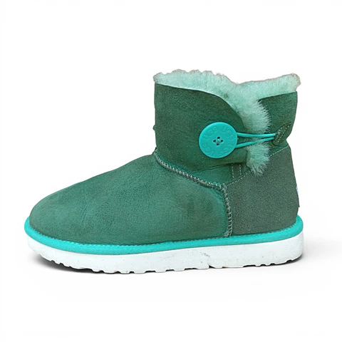 Bota UGG Mini Bailey Button Sheepskin Verde- Talla 40 