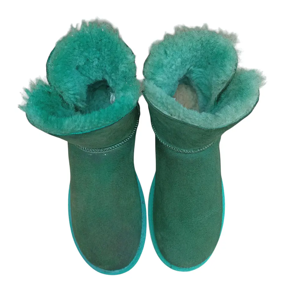 Bota UGG Mini Bailey Button Sheepskin Verde- Talla 40  3