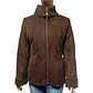 Chaqueta Gamulán Cuello Alto de Gamuza y Piel Sintética Talla L - Miniatura 2