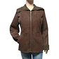 Chaqueta Gamulán Cuello Alto de Gamuza y Piel Sintética Talla L - Miniatura 3