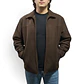 Chaqueta Forrada Impermeable De Gamuza Para Hombre Talla L - Miniatura 1