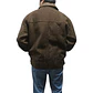 Chaqueta Forrada Impermeable De Gamuza Para Hombre Talla L - Miniatura 4