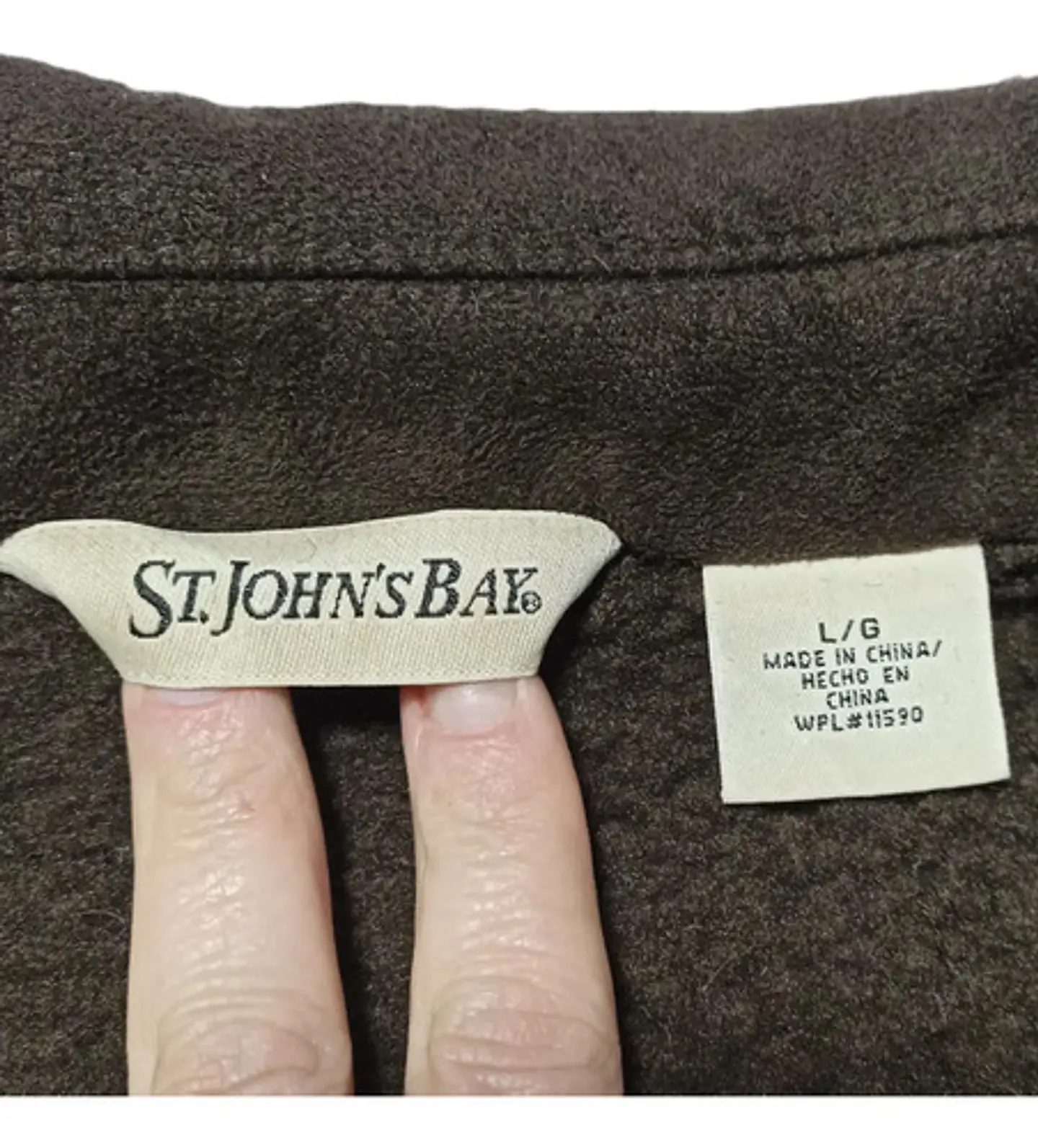 Chaqueta Bomber St. Johns Bay Gamuza Sinéctica - Talla L 10