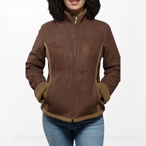 Chaqueta Forrada Vintage Tipo Gamulán - Talla L