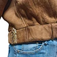 Chaqueta Italiana Vintage La Matta Cuero Genuino Talla M - L - Miniatura 10