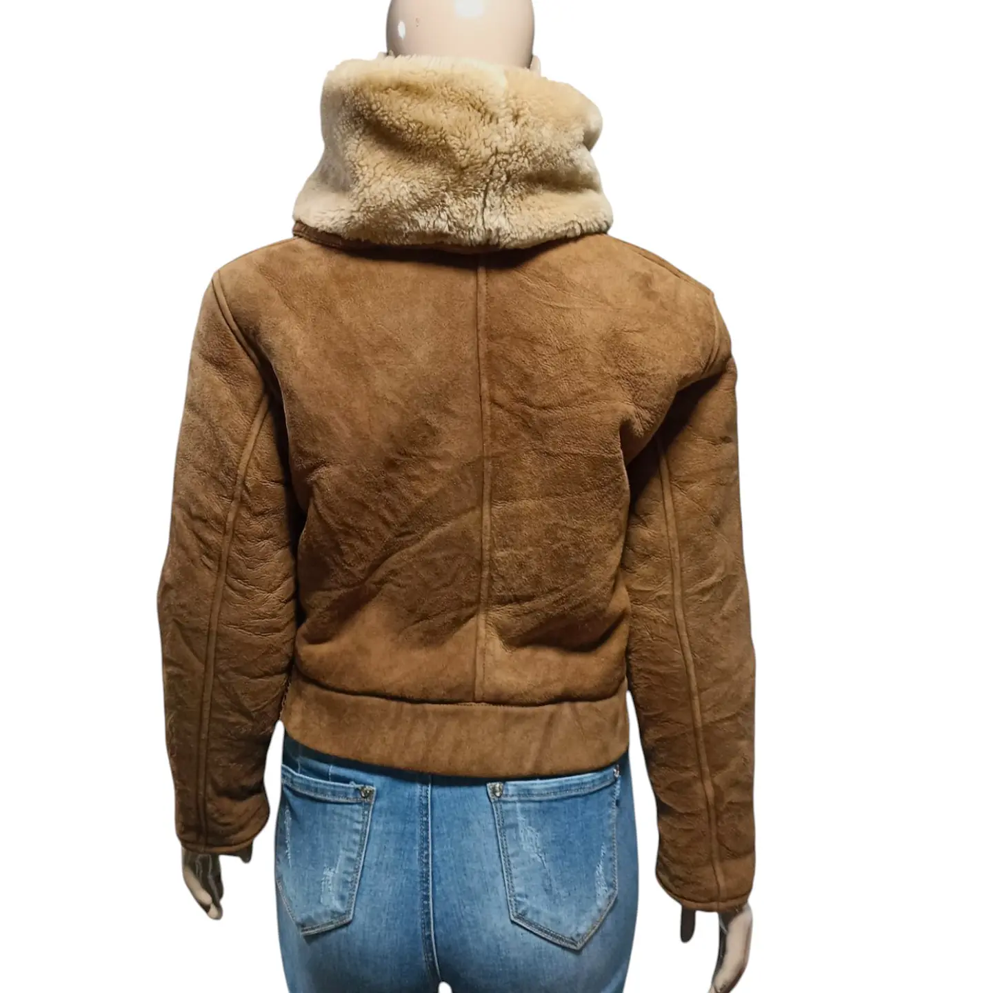 Chaqueta Italiana Vintage La Matta Cuero Genuino Talla M - L 6