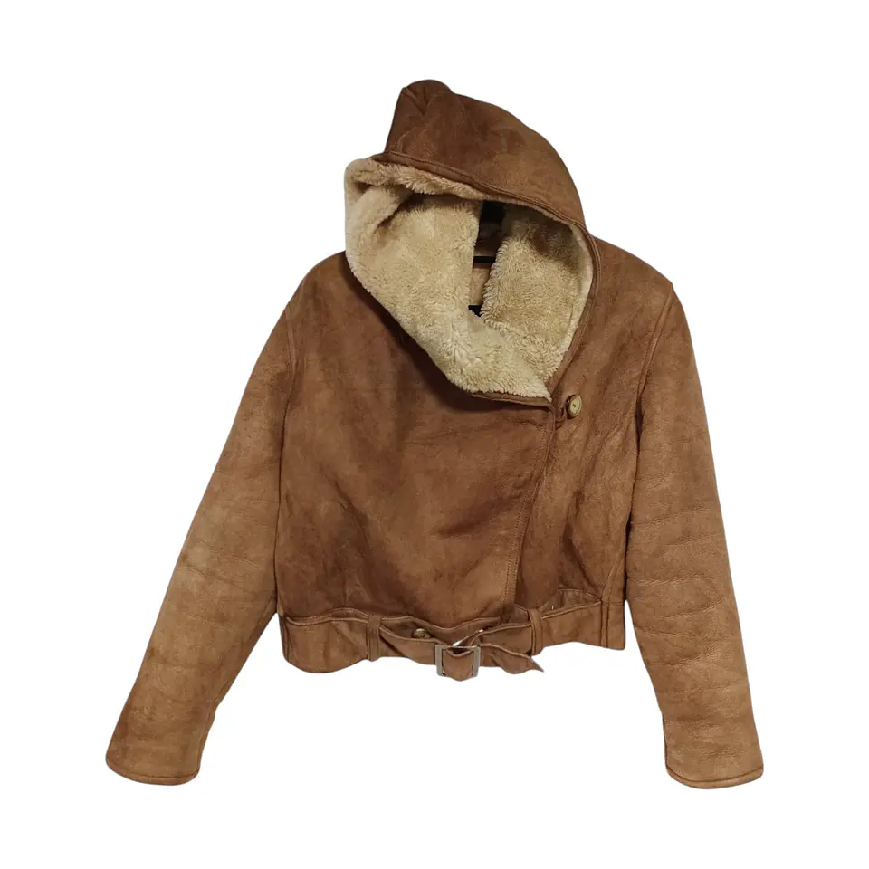 Chaqueta Italiana Vintage La Matta Cuero Genuino Talla M - L 7