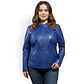 Chaqueta de Azul Cuero Genuino Jessica London Talla 2XL - Miniatura 1