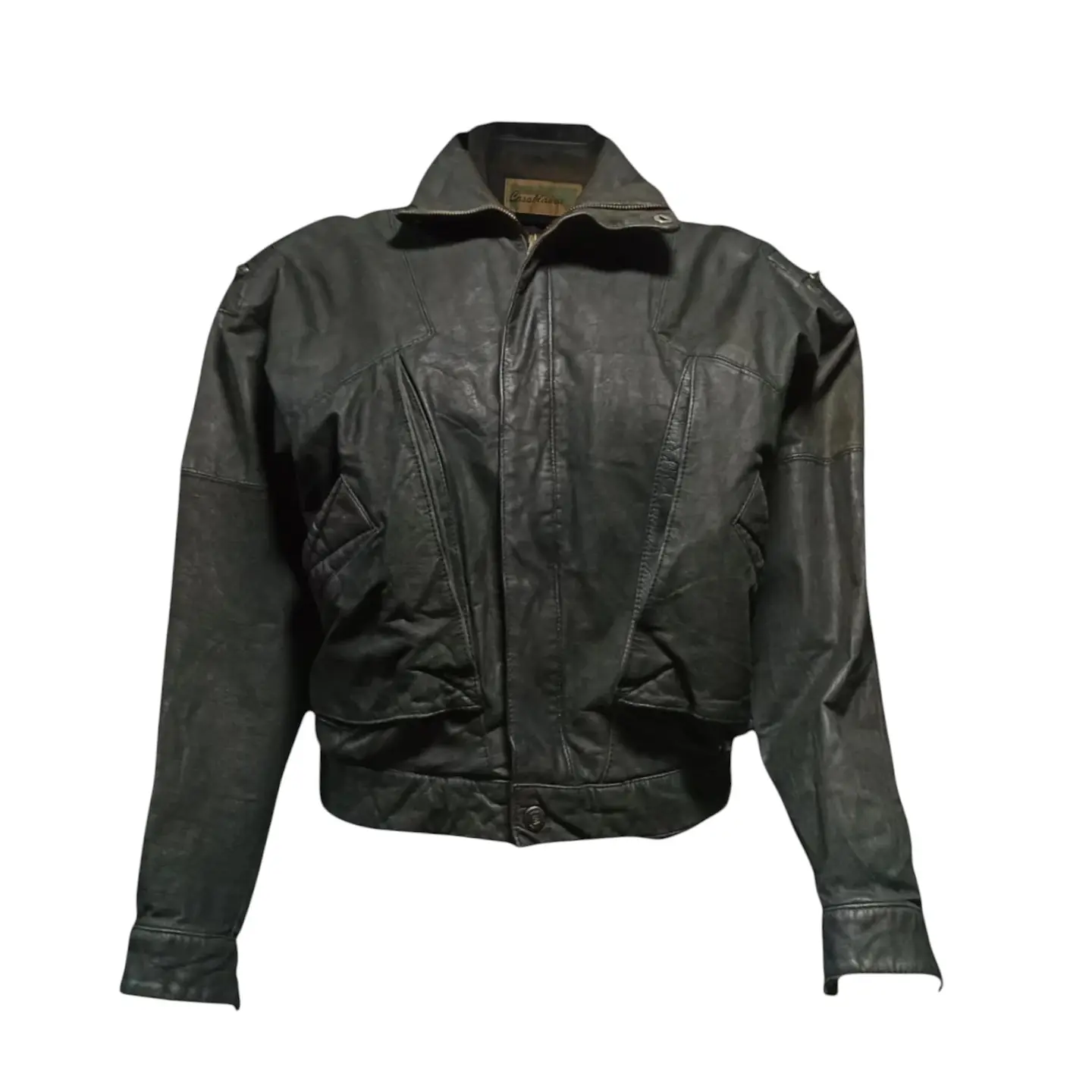 Chaqueta Vintage de Cuero Genuino Años 80s - Talla M 2