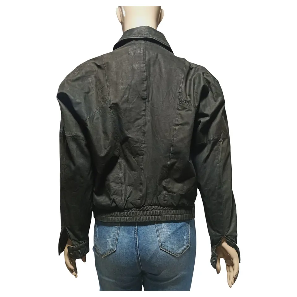 Chaqueta Vintage de Cuero Genuino Años 80s - Talla M 7