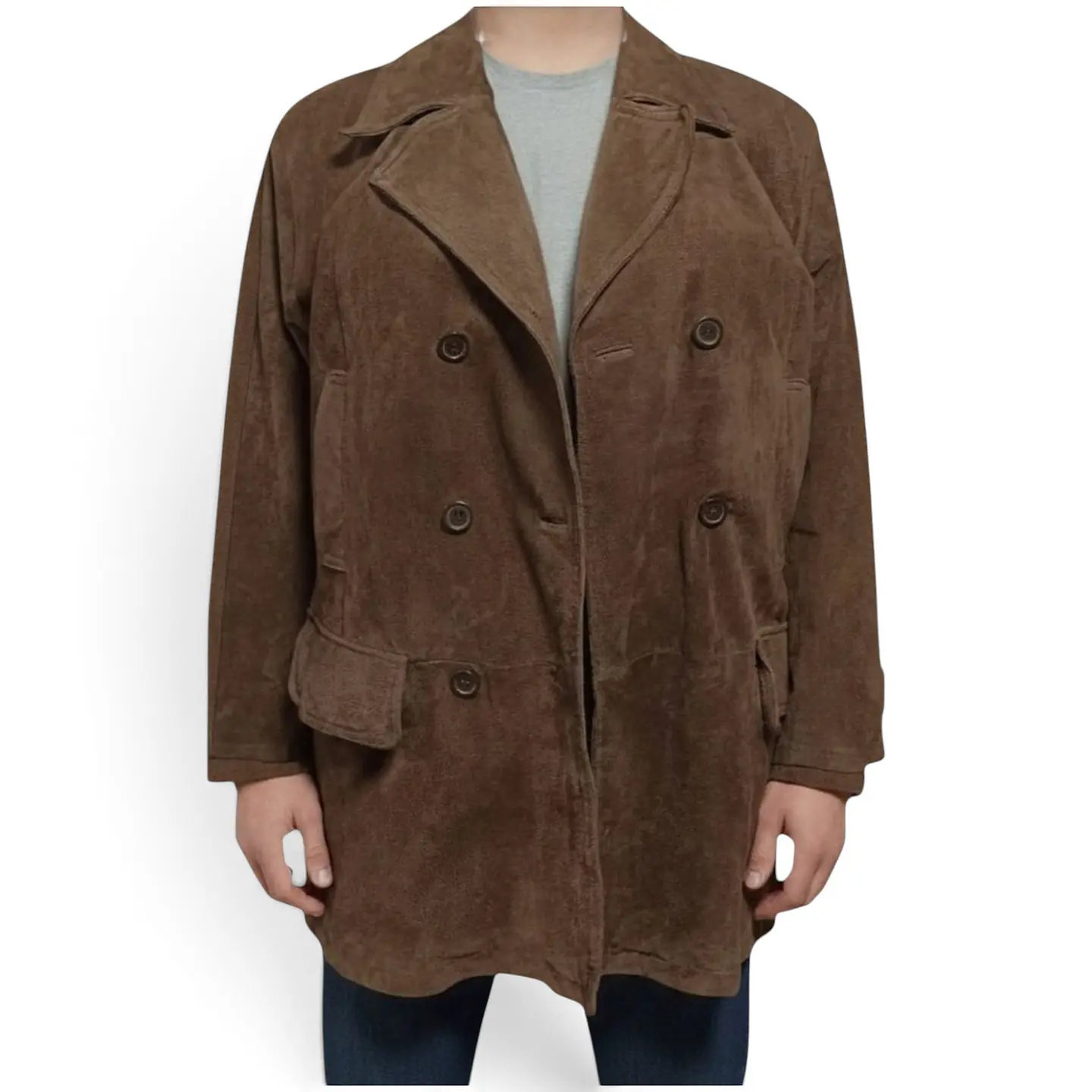Chaqueta Vintage de Cuero Genuino - Talla XL Oversize 2