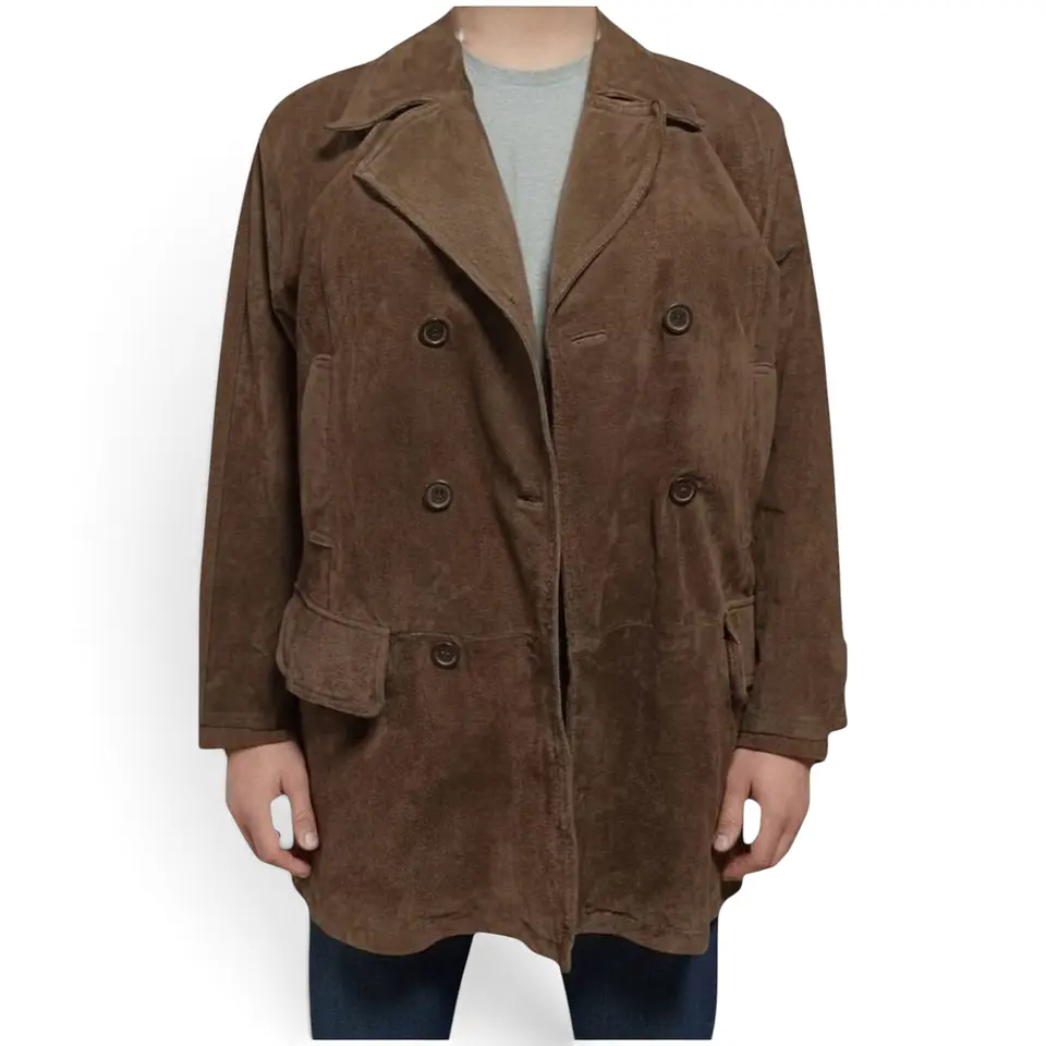 Chaqueta Vintage de Cuero Genuino - Talla XL Oversize 2