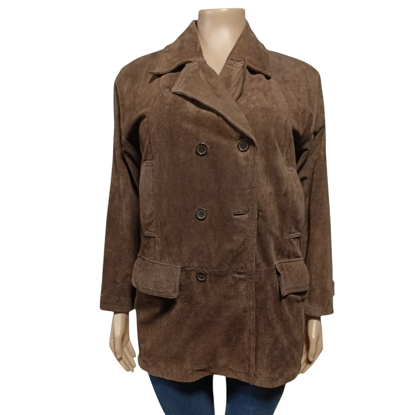 Chaqueta Vintage de Cuero Genuino - Talla XL Oversize 4