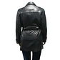 Gabardina Vintage De Cuero Genuino Enzo Angiolini - Talla L - Miniatura 5