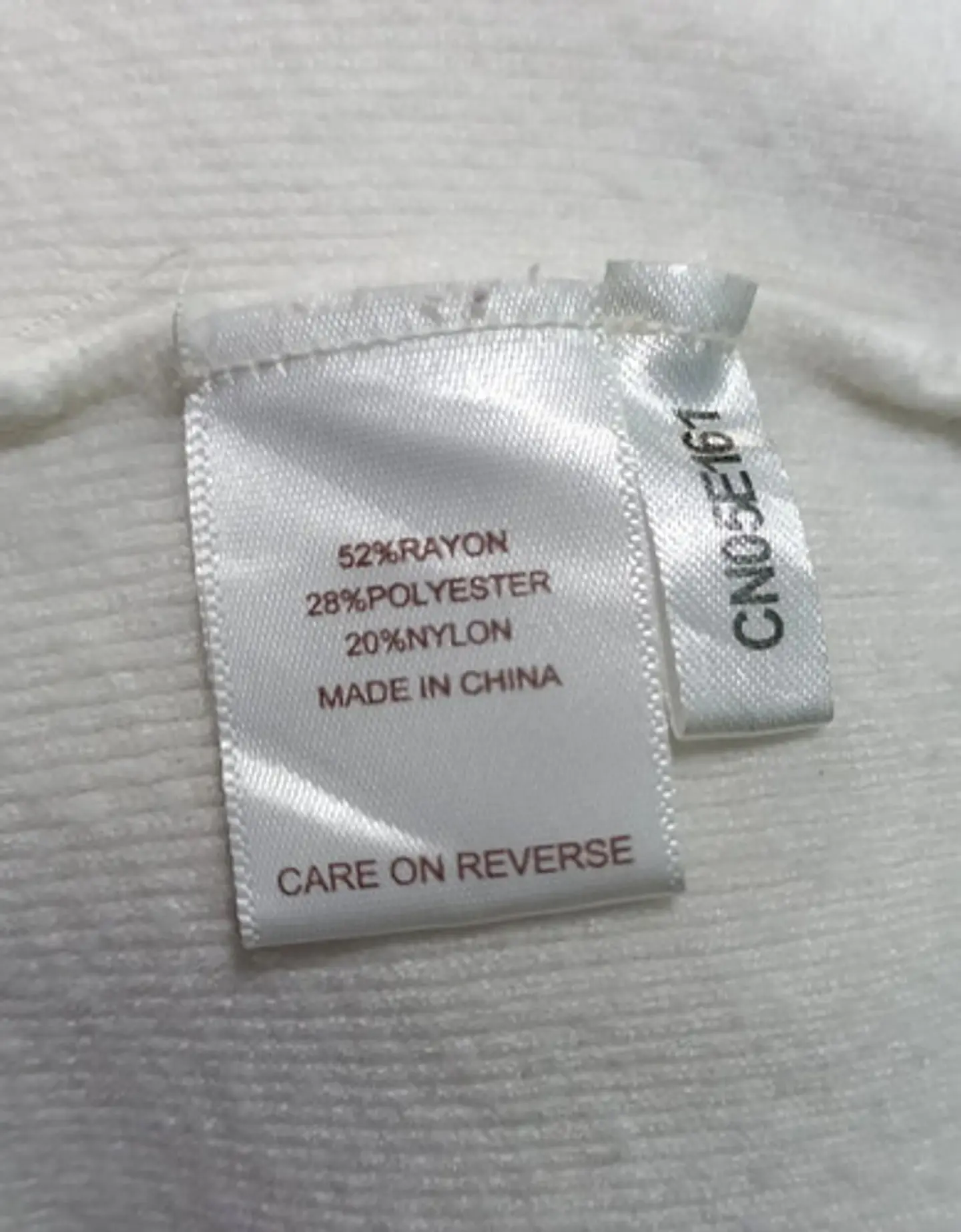 Vestido Blanco Midi Tejido De Cuello Alto Eva Mendes Talla L 8