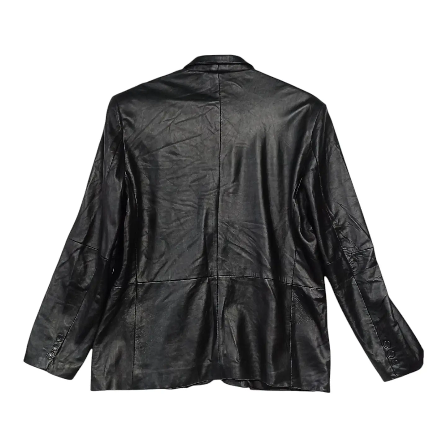 Blazer Vintage de Cuero Genuino - Talla XL (48) 6