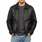 Chaqueta De Cuero Genuino G-iii Apparel Para Hombre Talla M - Miniatura 1