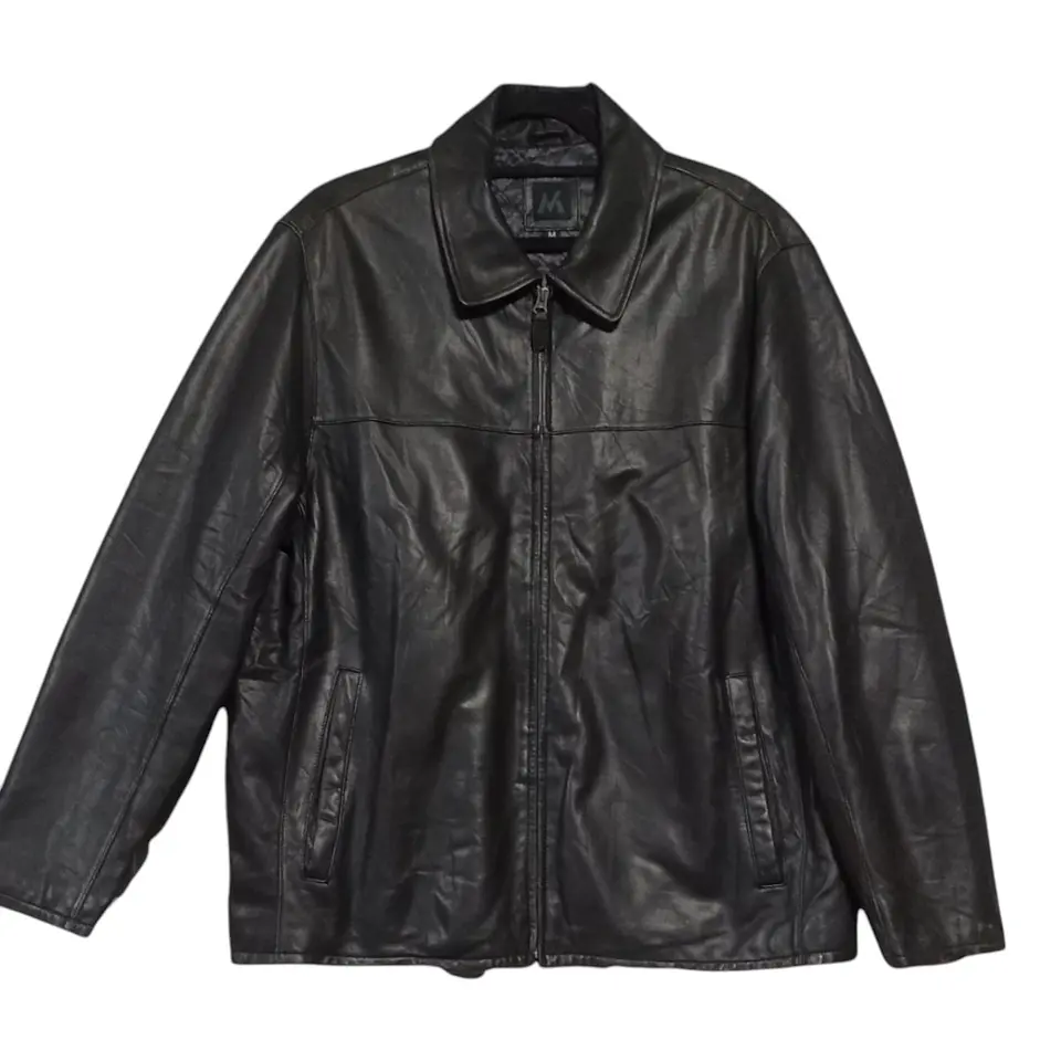Chaqueta De Cuero Genuino G-iii Apparel Para Hombre Talla M 2