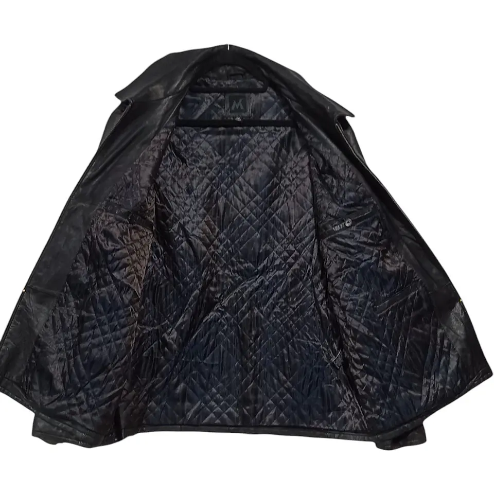 Chaqueta De Cuero Genuino G-iii Apparel Para Hombre Talla M 4