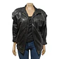 Chaqueta Vintage de Cuero Genuino Unisex - Talla L Oversize - Miniatura 5