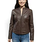 Chaqueta De Cuero Genuino Yvonne Marie - Talla L - Miniatura 1