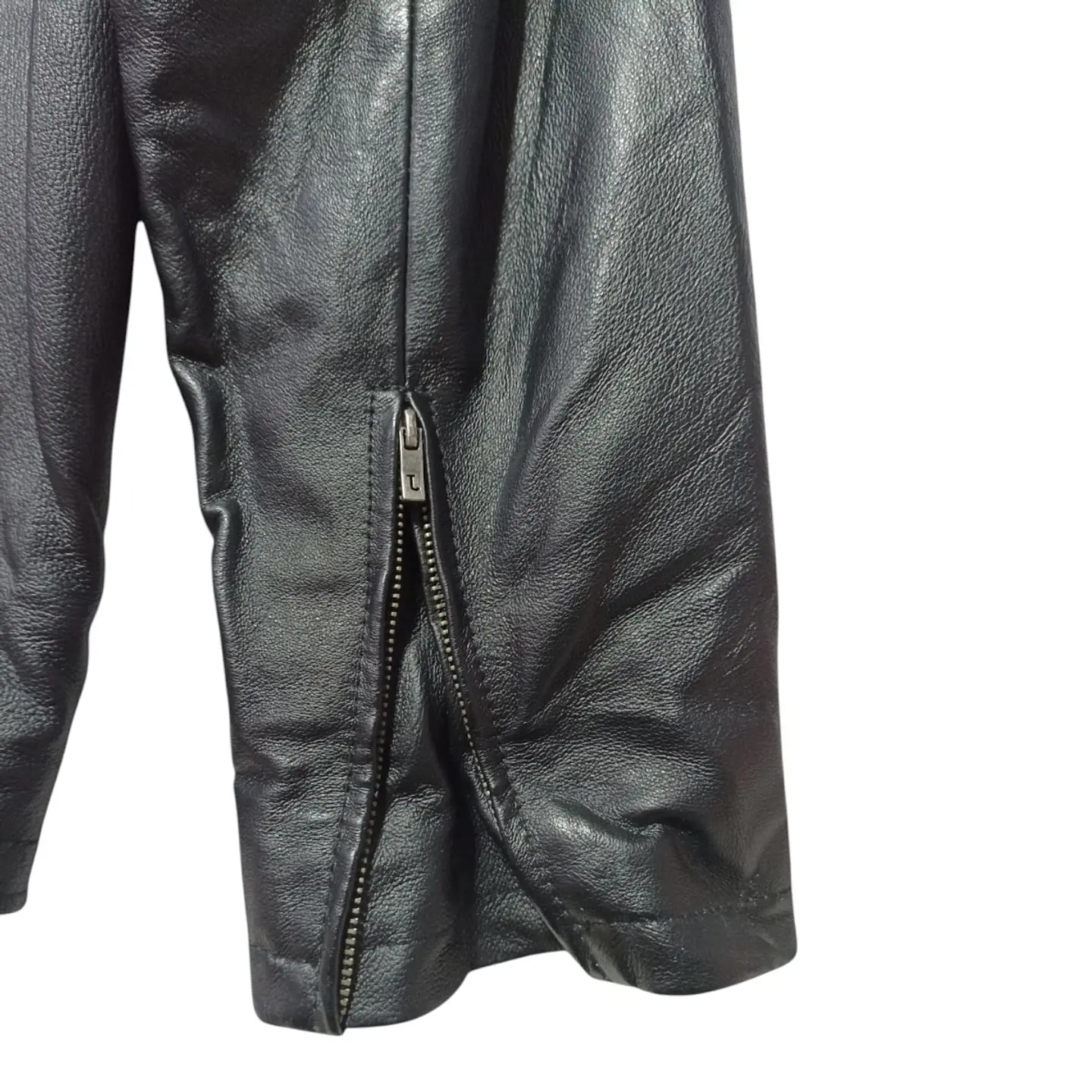 Chaqueta Vintage de Cuero Genuino Forrada - Talla M 8