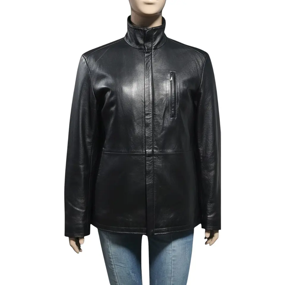 Chaqueta Vintage de Cuero Genuino Forrada - Talla M 2