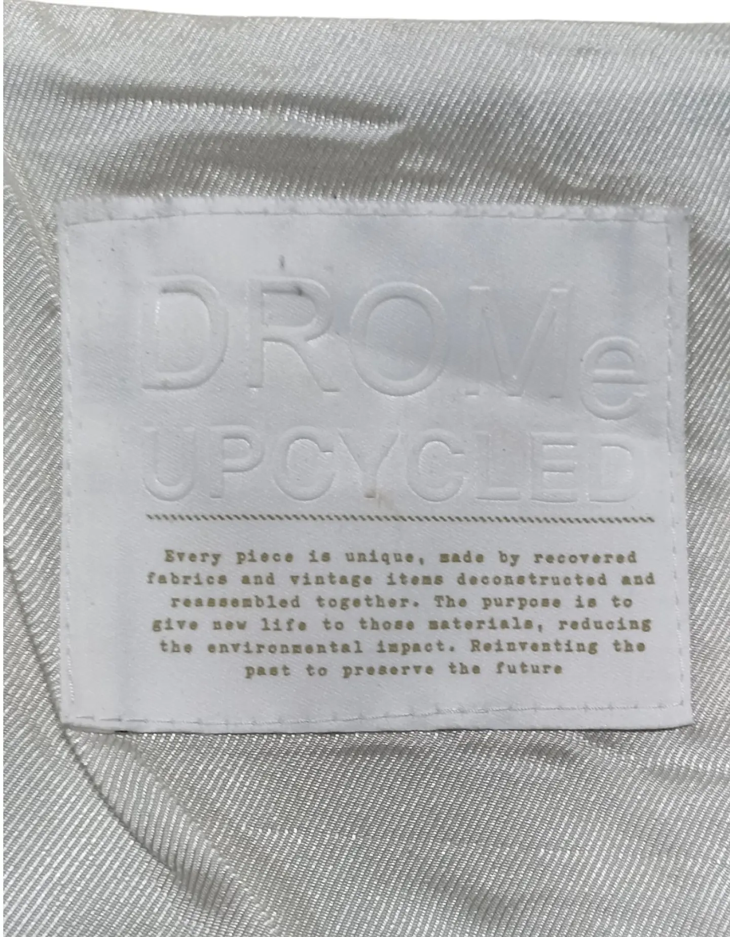 Chaqueta Exclusiva de Cuero Genuino Marca Drome - Talla L 13