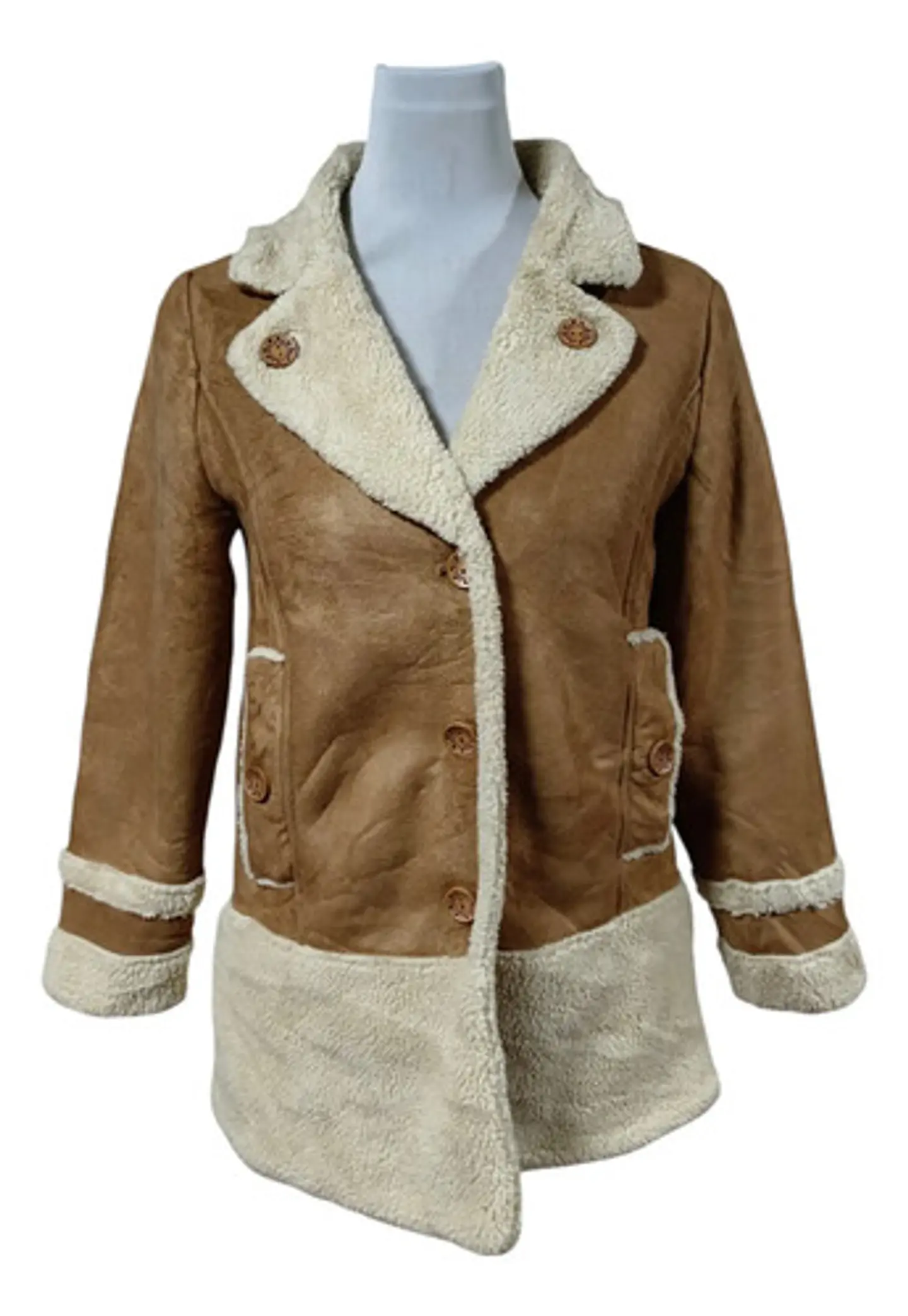 Abrigo Tipo Gamulán Zara Girls Para Niña Talla 11-12 Años 3