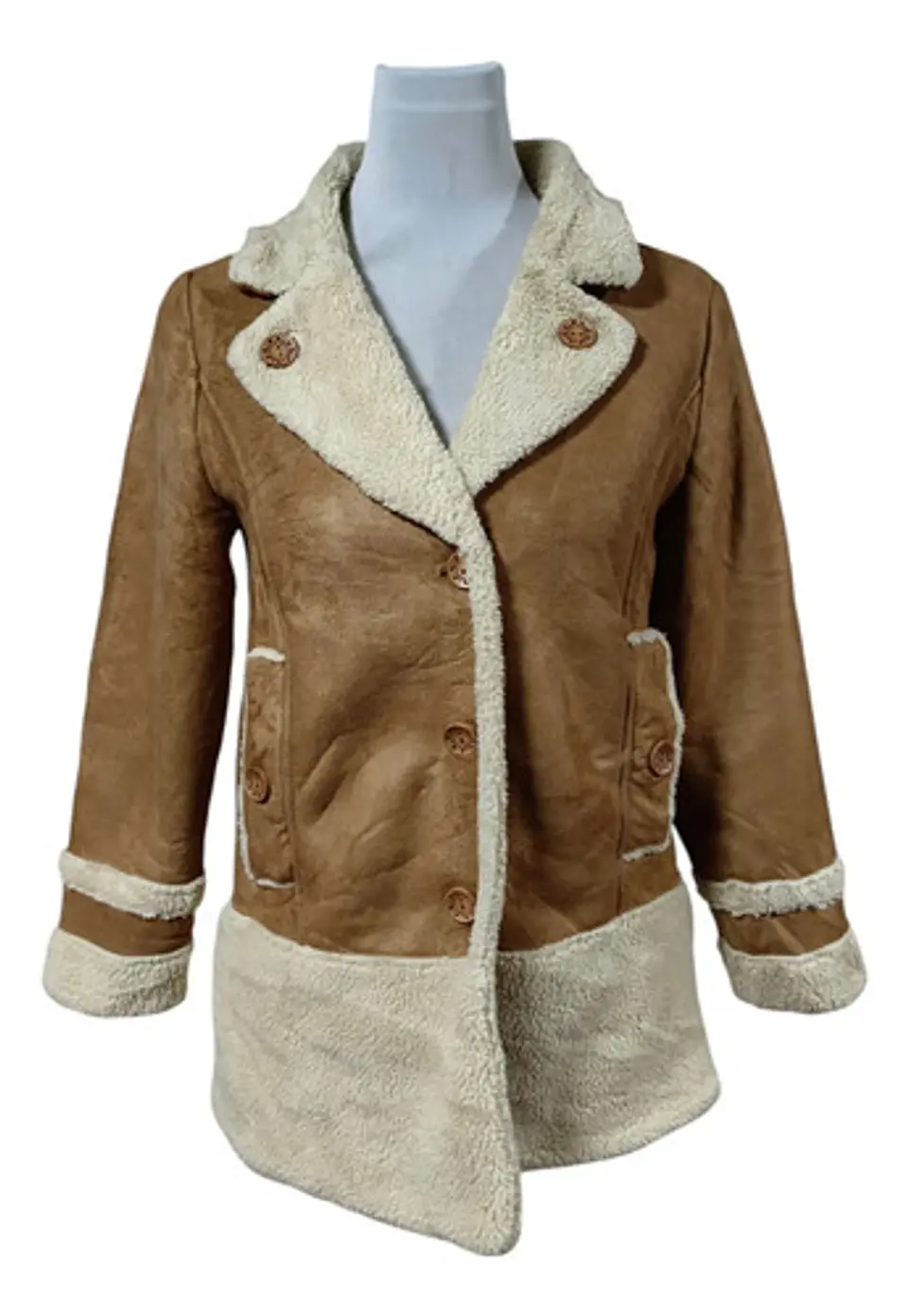 Abrigo Tipo Gamulán Zara Girls Para Niña Talla 11-12 Años 3