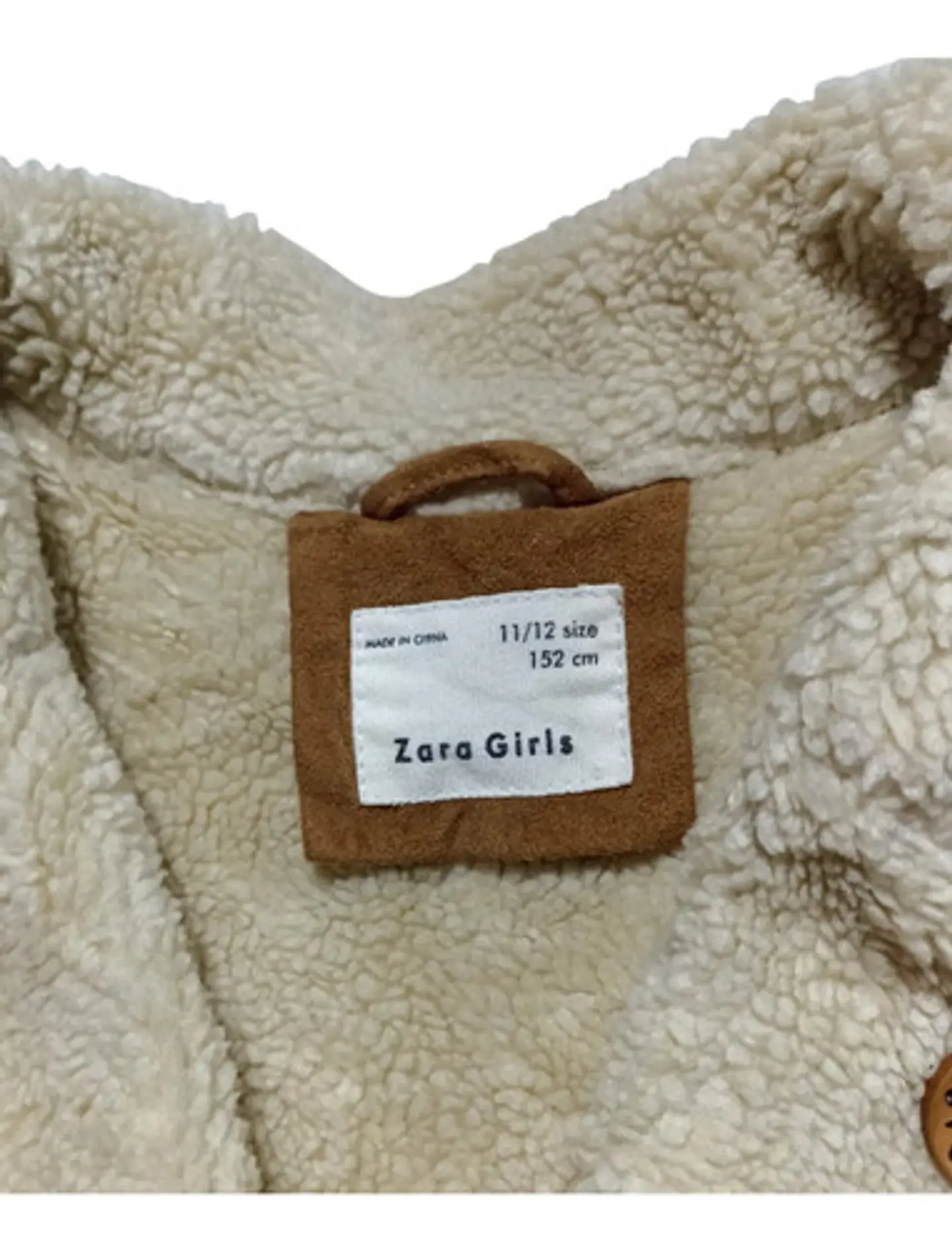 Abrigo Tipo Gamulán Zara Girls Para Niña Talla 11-12 Años 7