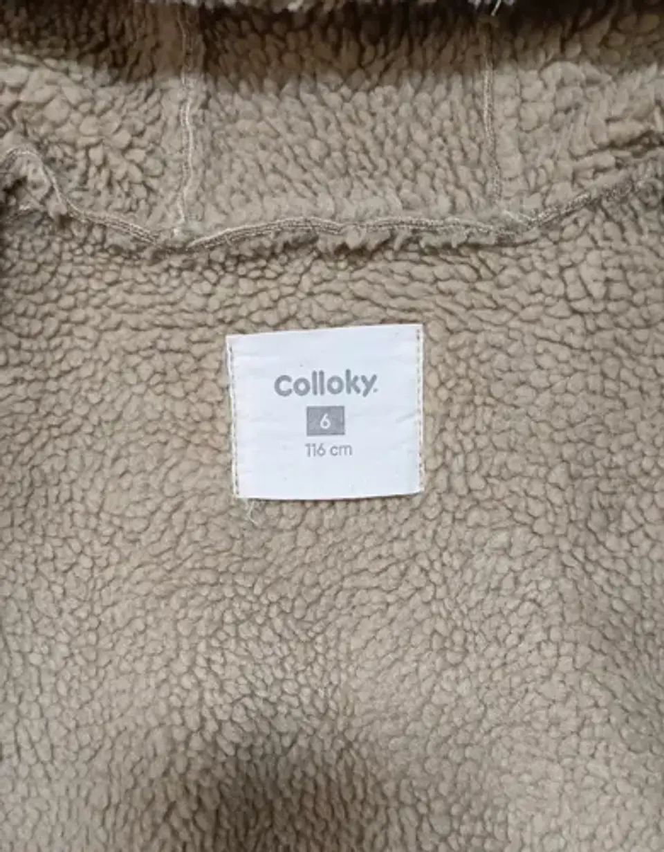 Abrigo Tipo Gamulán con Forro de Chiporro - Colloky Talla 6 5