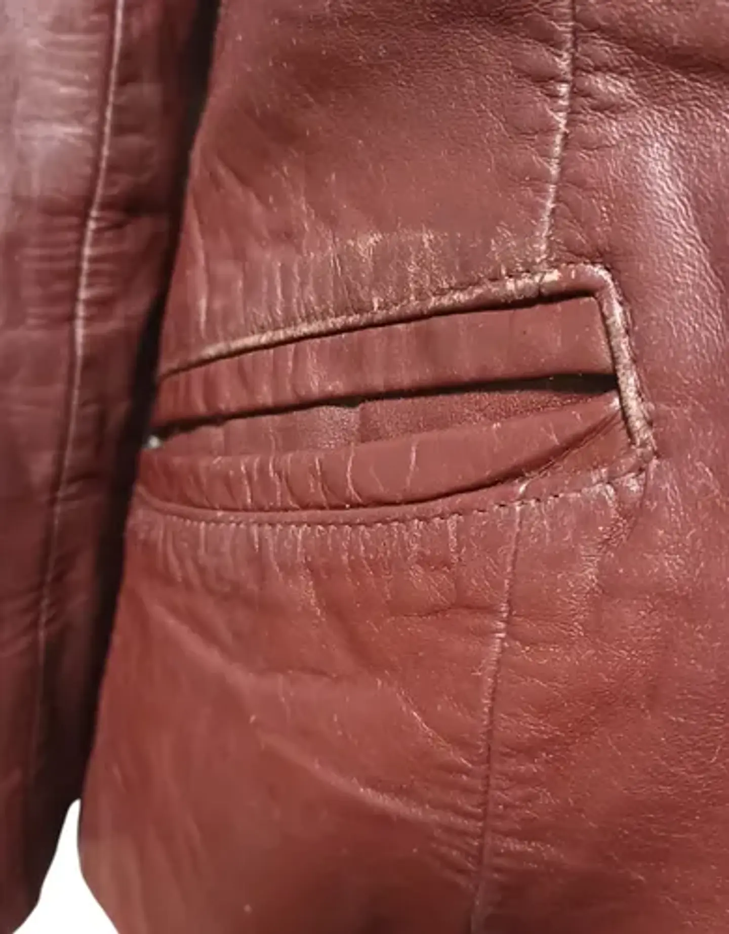 Blazer Vintage Wilson's Leather Cuero Genuino Talla L / XL 7