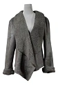 Chaqueta Abierta Tipo Gamulán Gamuza - Talla M Oversize - Miniatura 2