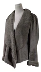 Chaqueta Abierta Tipo Gamulán Gamuza - Talla M Oversize - Miniatura 3