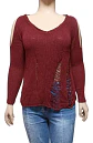Suéter Guess Calado Y Hombros Descubiertos - Talla M - Miniatura 3