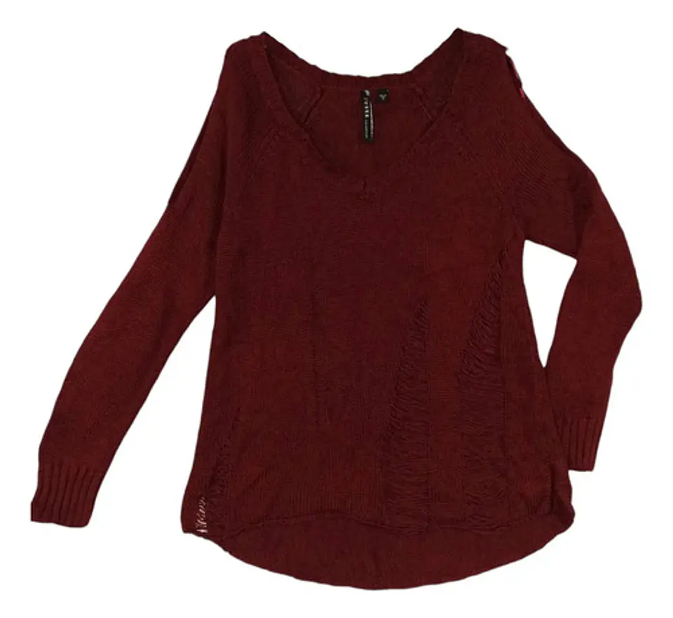 Suéter Guess Calado Y Hombros Descubiertos - Talla M 6