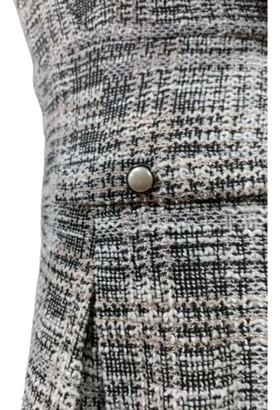 Vestido de Tweed Manga Corta Maison Tara - Talla L 6