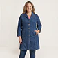 Chaqueta Larga de Mezclilla Tipo Abrigo Tallas Grandes 2XL - Miniatura 1